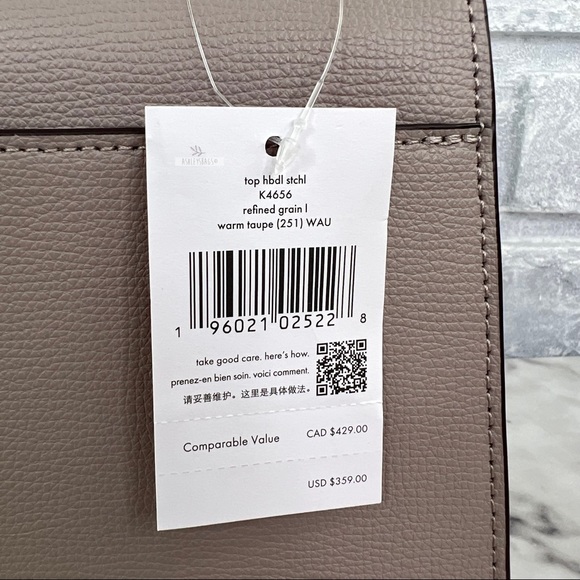 Kate Spade Darcy Top Handle Leather Satchel Crossbody - Picture 9 of 9